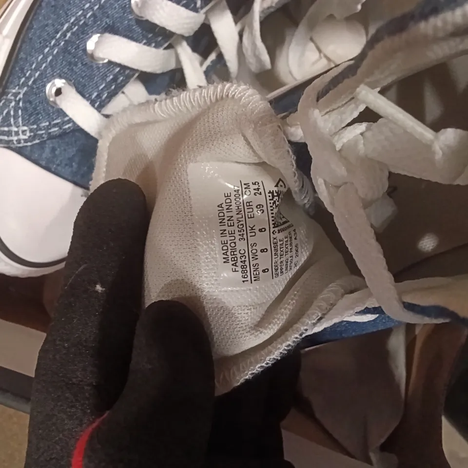 Converse Denim High-Top Sneakers – Boxed UK6 MENS/UK8 WOMANS