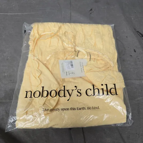 BAGGED NOBODYS CHILD MELISSA MIDI DRESS - SIZE 6