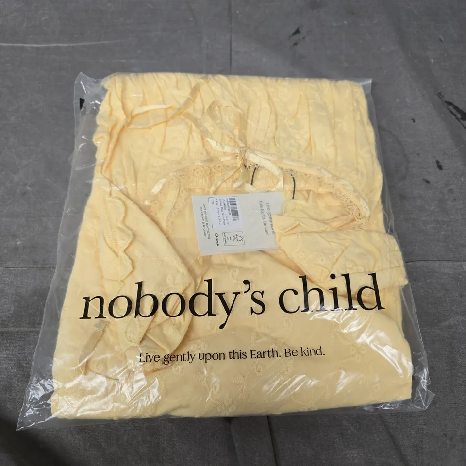 BAGGED NOBODYS CHILD MELISSA MIDI DRESS - SIZE 6