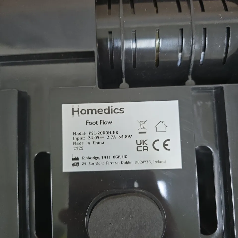 HOMEDICS FOOT FLOW FOOT MASSAGER PSL-2000H-EB