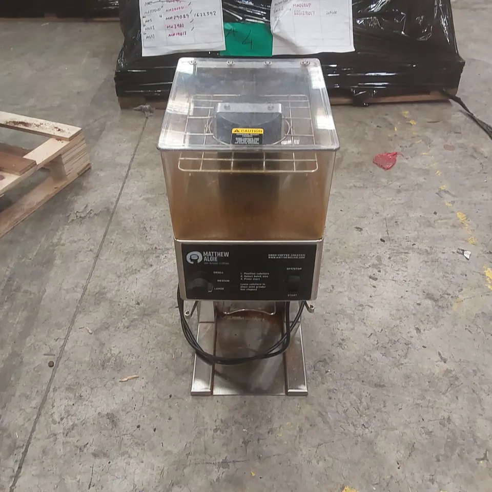 BUNN COMMERCIAL COFFEE GRINDER