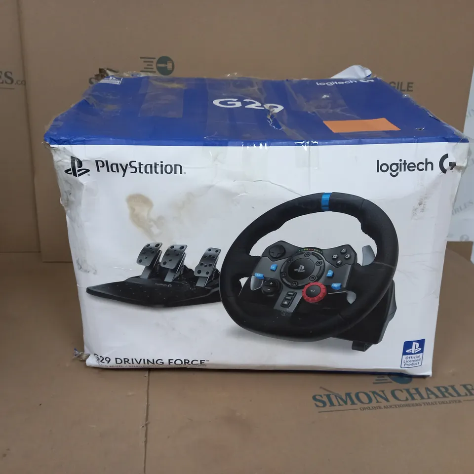 BOXED LOGITECH G29 DRIVING FORCE GAMING STEERING WHEEL 