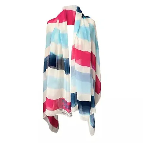 SET OF 2 PAUL COSTELLOE OVERSIZED LIGHTWEIGHT MODAL SCARF