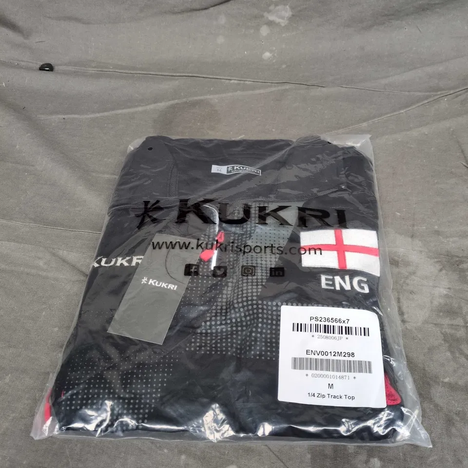 KUKRI ENGLAND 1/4 ZIP TRACK TOP – MEN'S UK M