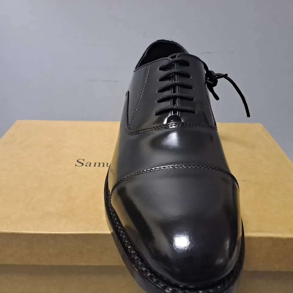 BOXED SAMUEL WINDSOR SMART SUIT SHOES - UK 8.5 