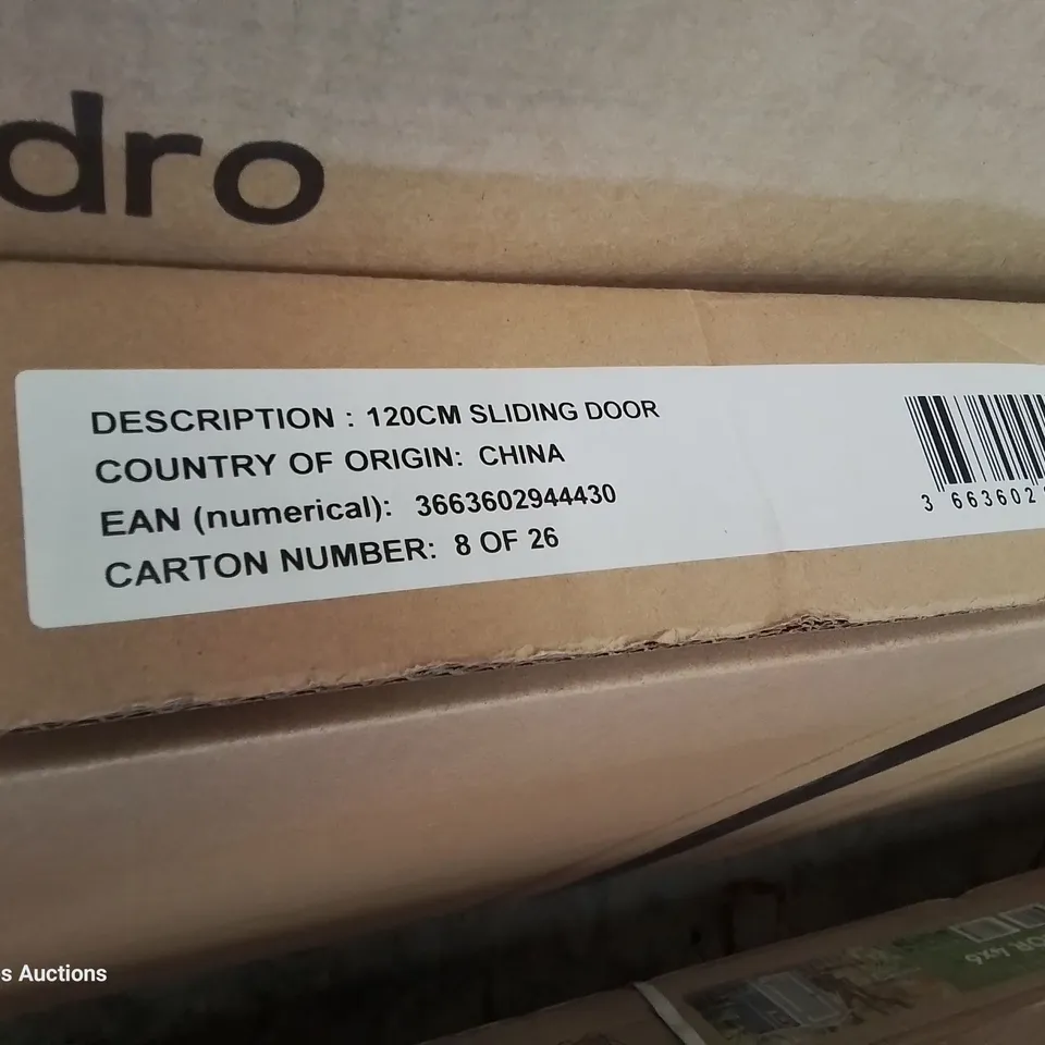 BOXED ONEGA 120cm SLIDING DOOR 
