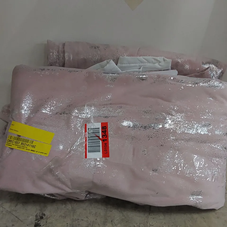POLYESTER ROOM DARKENING EYELET CURTAINS PINK (1 ITEM)