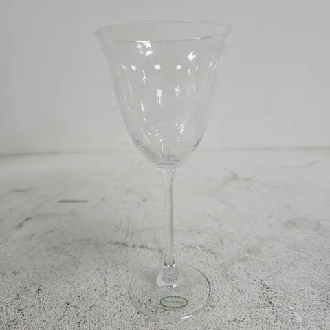 SET OF 4 PORTMEIRION BOTANIC GARDEN CRYSTAL GLASS WINES GLASSES BOXED