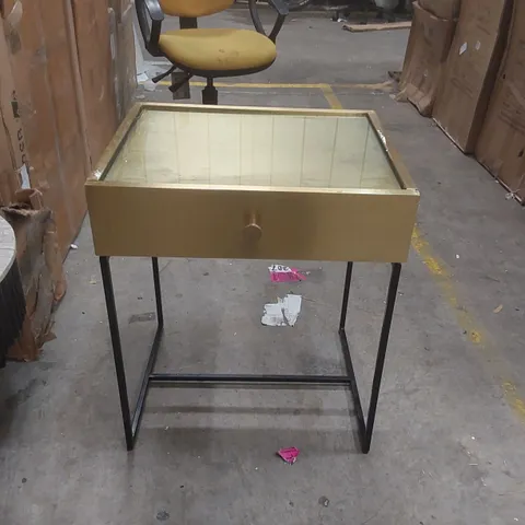 DESIGNER JENSEN ATKIN AND THYME BEDSIDE TABLE