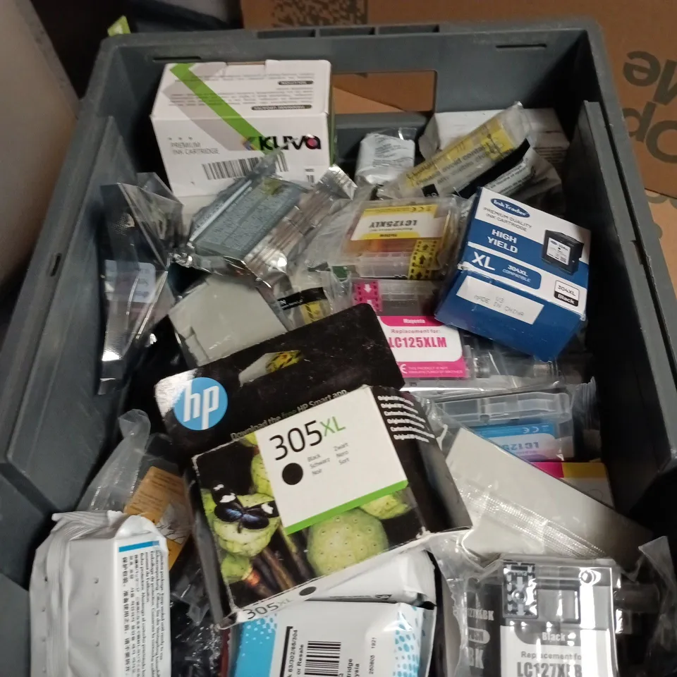 APPROXIMATELY 20 ASSORTED  PRINTER INK CARTRIDGES INCLUDING INK TRADER HIGH YIELD AND HP 305XL 