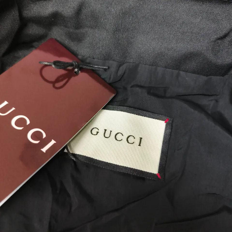 GUCCI BLACK TRACK JACKET - SIZE XL