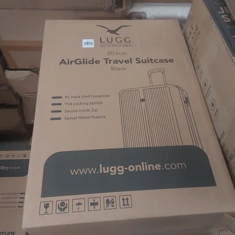 BOXED LUGG TRAVEL SUITCASE