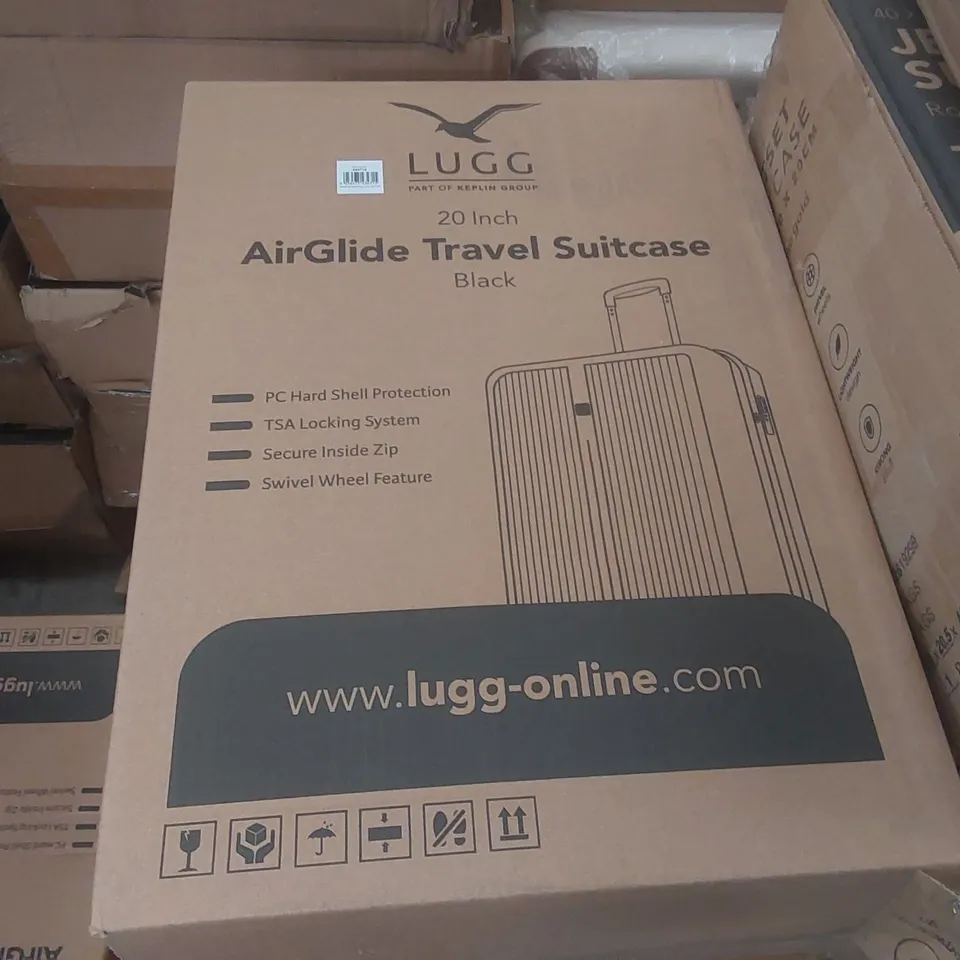 BOXED LUGG TRAVEL SUITCASE