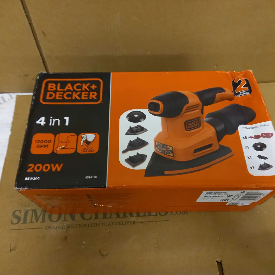 BLACK+DECKER BEW200-GB MULTI-SANDER