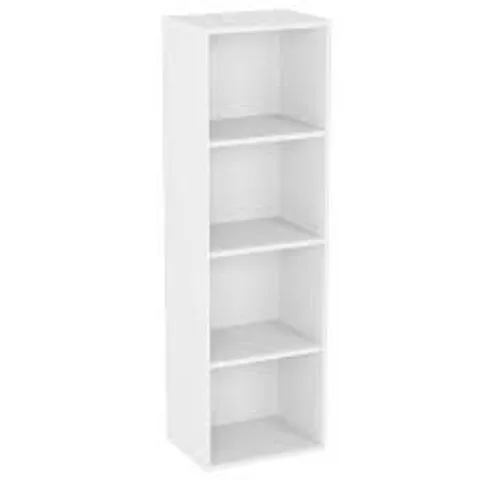 BOXED OXFORD 4 TIER CUBE BOOKS - WHITE (1 BOX)