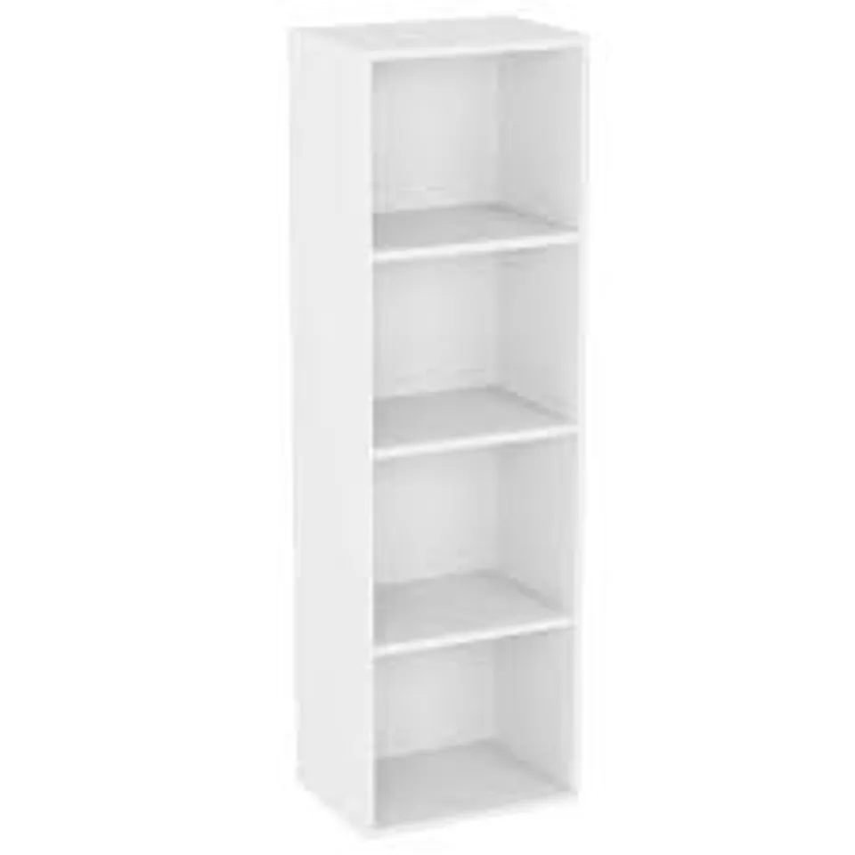 BOXED OXFORD 4 TIER CUBE BOOKS - WHITE (1 BOX)