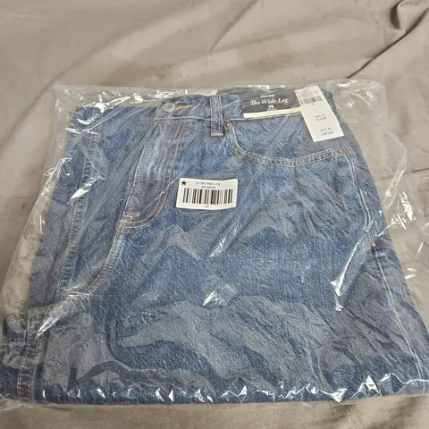 ABERCROMBIE & FITCH THE WIDE LEG HIGH RISE JEANS - CURVE LOVE, SIZE 29