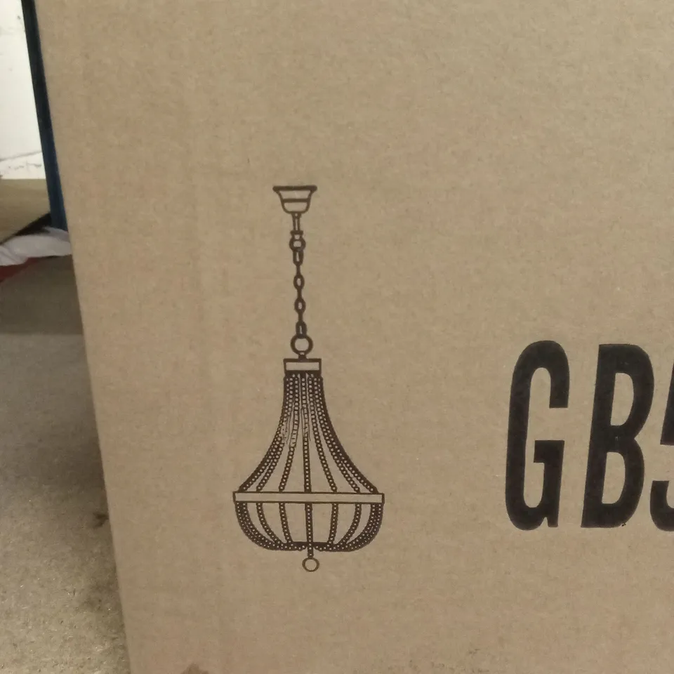 BOXED CADE CHANDELIER LIGHT (1 BOX)