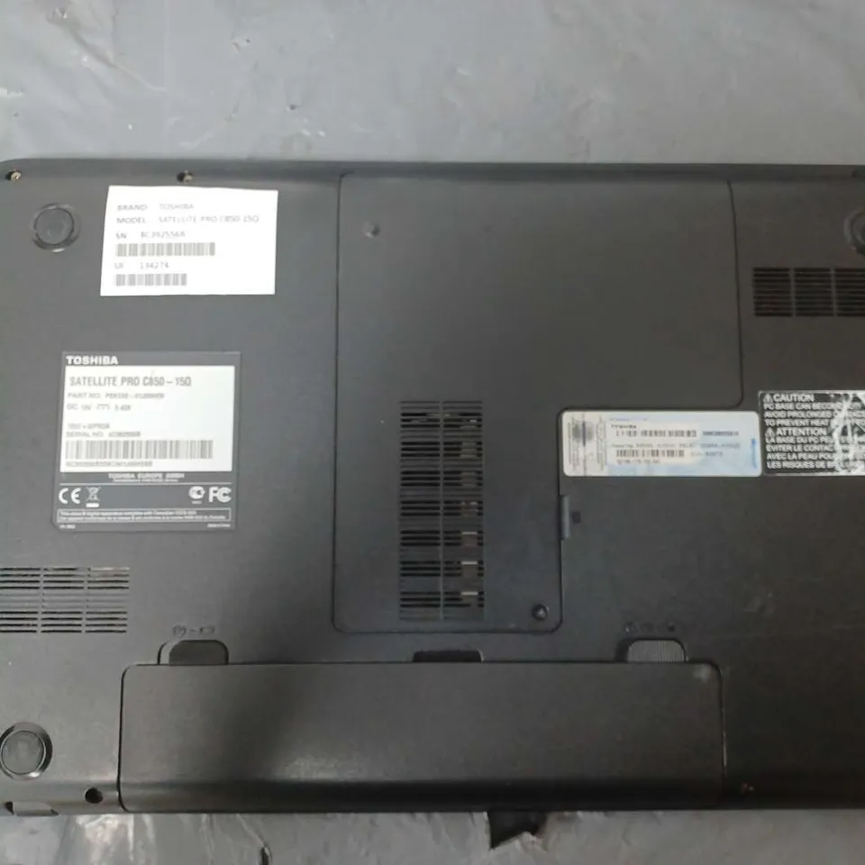 TOSHIBA SATELLITE PRO C850-15Q	15 INCH	I3-2328M 2.20GHZ