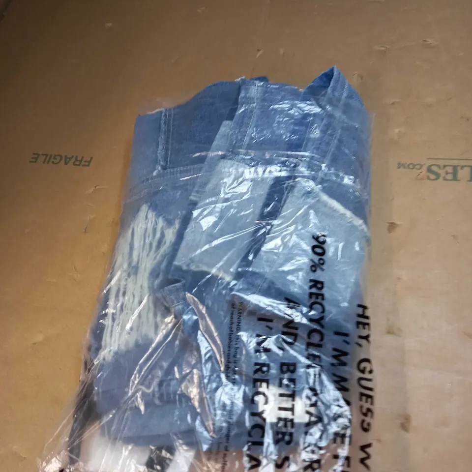 FREE PEOPLE FERN DENIM DUNGAREES SIZE L