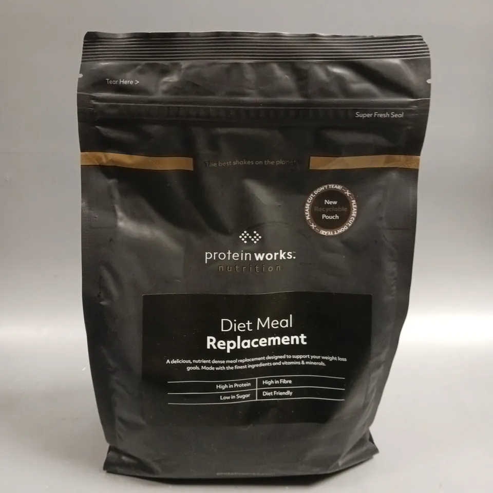 SEALED PROTEIN WORKS NUTRITION DIET MEAL REPLACEMENT - CHOCOLATE SILK 1KG