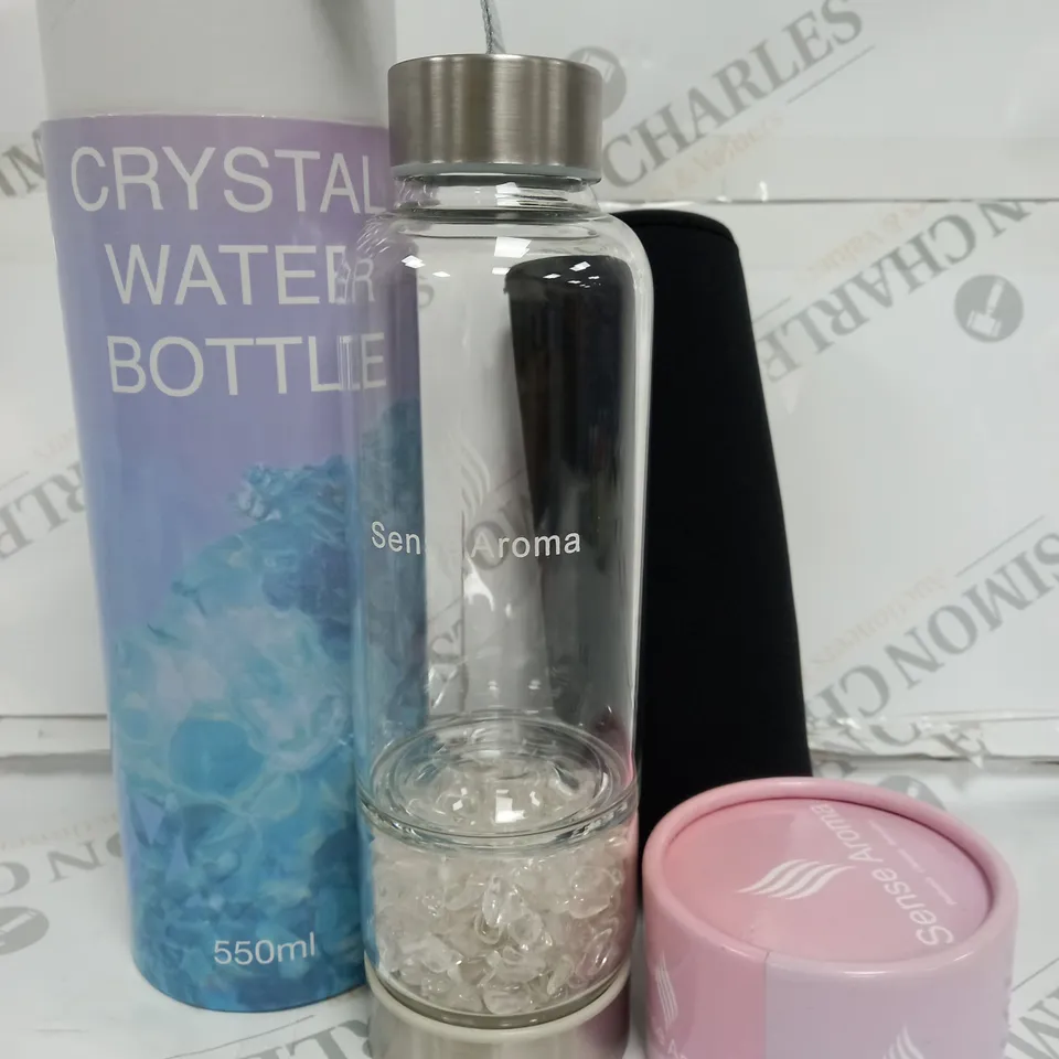 BOXED SEASE AROMA CRYSTAL WATER BOTTLE - 550ML