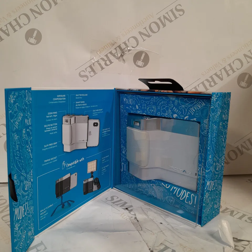 PICTAR SMART GRIP FOR SMARTPHONES, SMOKEY WHITE