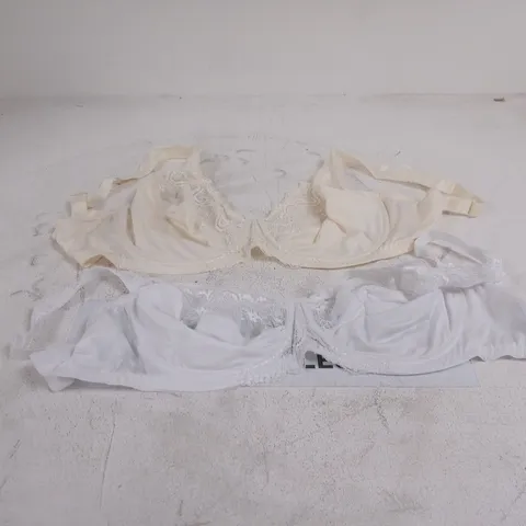 2 BON PRIX BRAS WHITE + CREAM 34HH