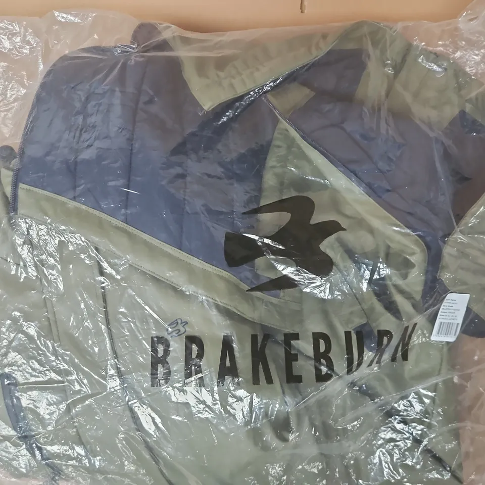 BAGGED BRAKEBURN WYNTER JACKET IN GREEN SIZE UK 12