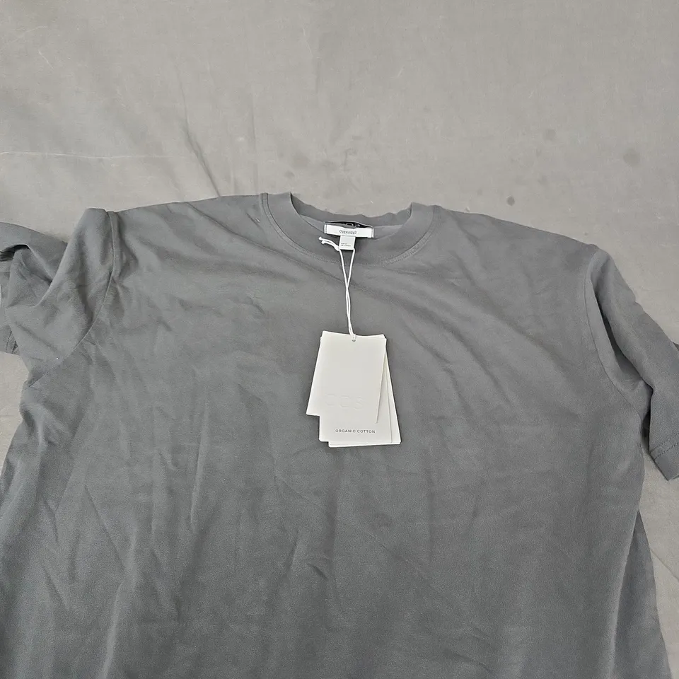 COS OVERSIZED T-SHIRT – GREY – S