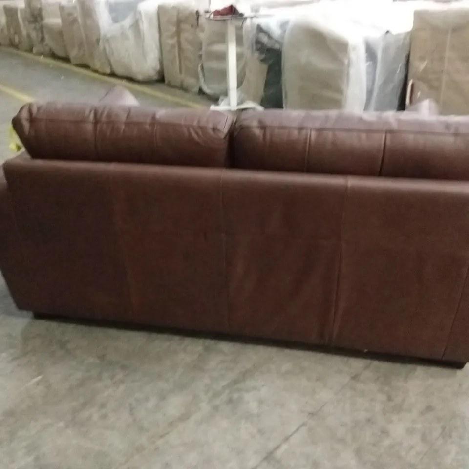 ARDEN ITALIAN LEATHER 3 SEATER SOFA RRP £1399