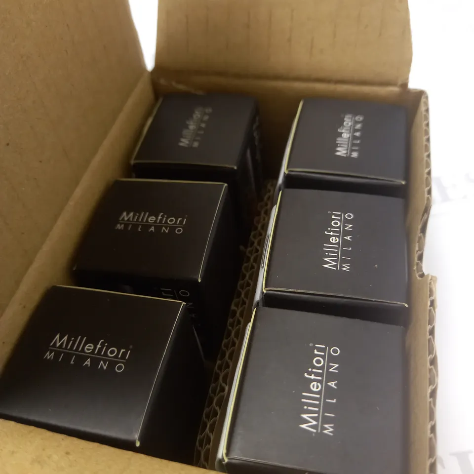 BOX OF 6 MILLEFIORI MOVEO JOY ABOVE ALL FRAGRANCES FOR PORTABLE DIFFUSER 