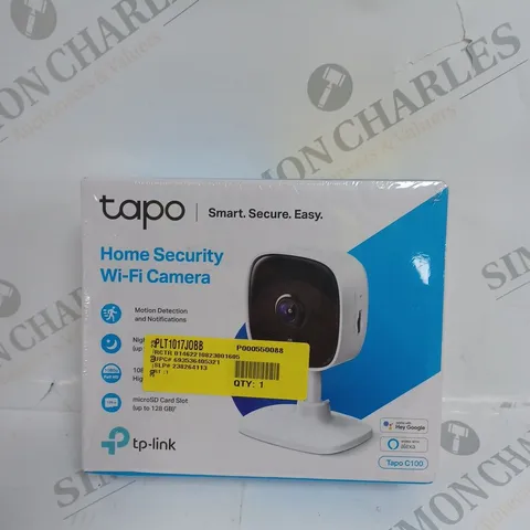 BOXED TAPO HOME SECURITY WI-FI CAMERA