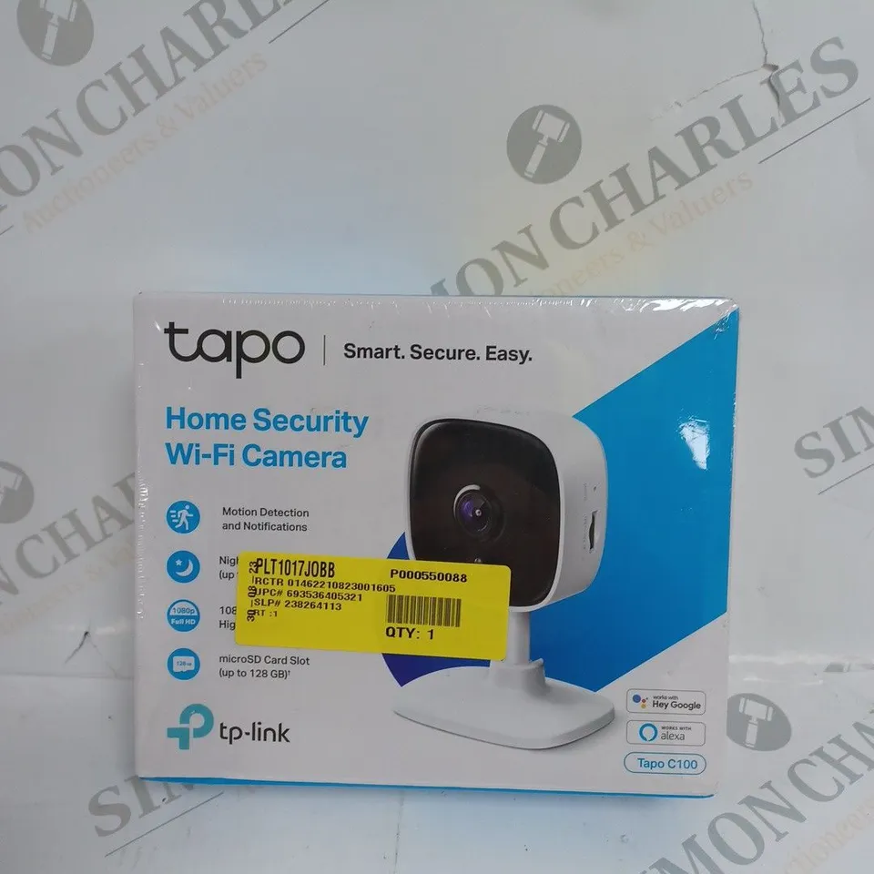 BOXED TAPO HOME SECURITY WI-FI CAMERA