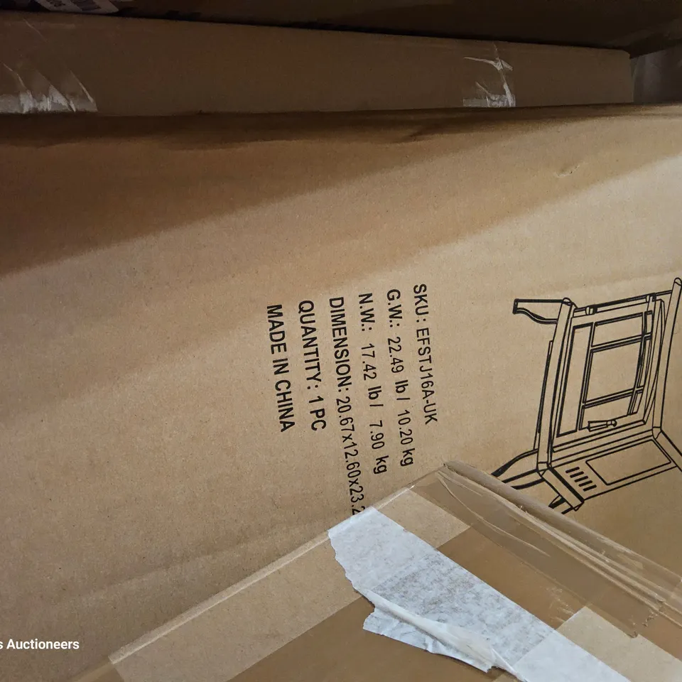 PALLET OF ASSORTED ITEMS TO INCLUDE, STOVE EFFECT HEATER, ROBOT VACUUM CLEANER, BATHROOM MIRROR WITH LED, PULL UP BAR, 