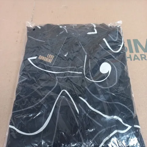 LOVE SUNSHINE TOP – BLACK, UK SIZE 14 