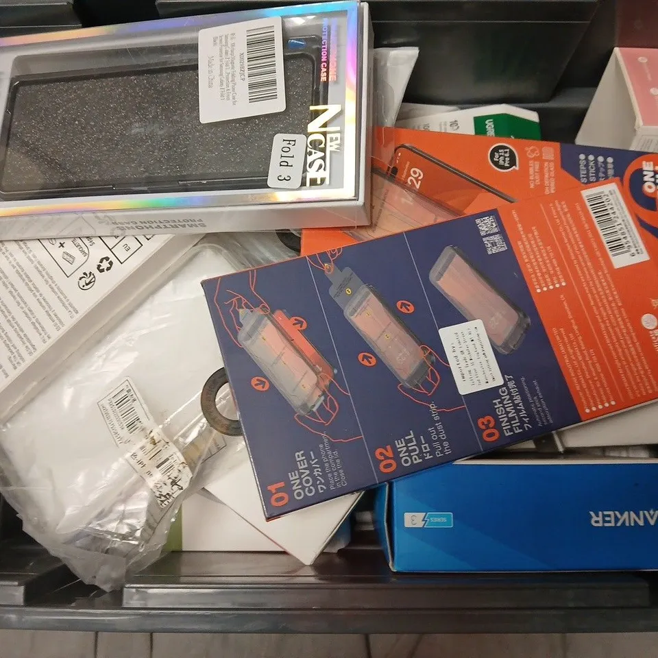 approximately 20 ASSORTED MOBILE PHONE ACCESSORIES TO INCLUDE CASES, SCREEN PROTECTORS AND CHARGERS