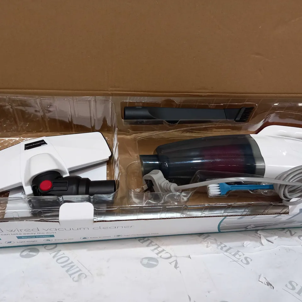 BOXED HAND-HELD WIRED VACUUM CLEANER STRONG SUCTION 