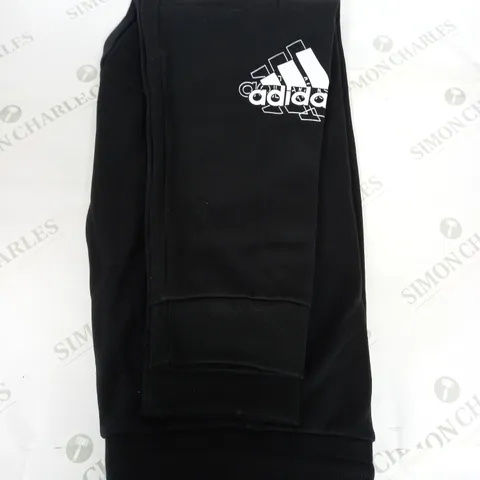 ADIDAS CASUAL BLACK TRACKSUIT BOTTOMS SIZE XL