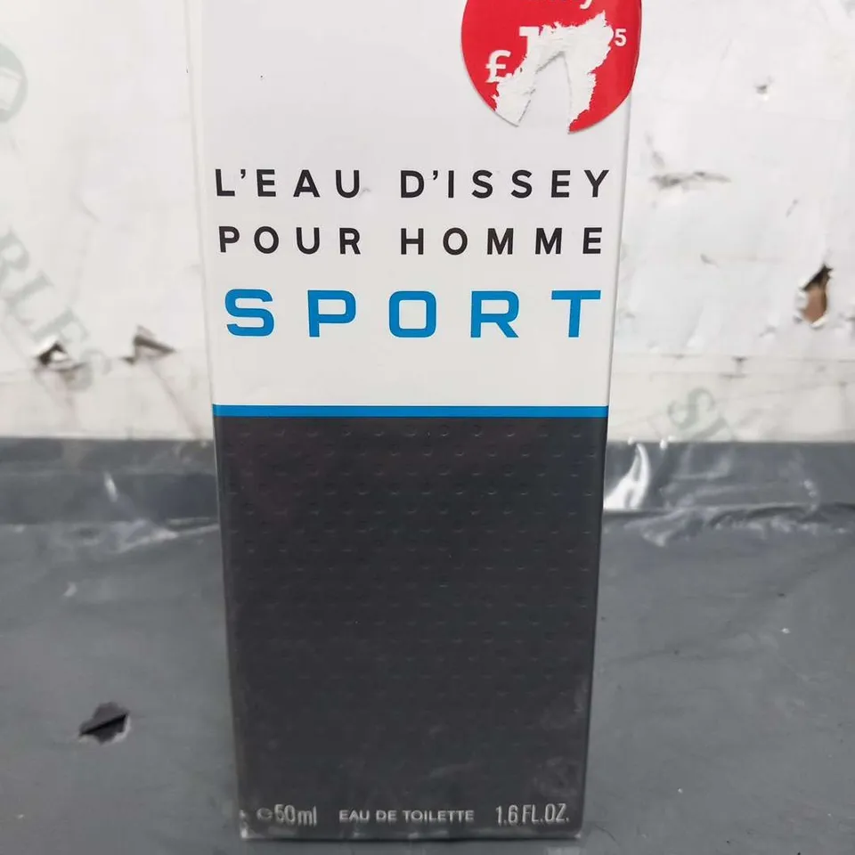 BOXED AND SEALED ISSEY MIYAKE L'EAU D'ISSEY POUR HOMME SPORT EAU DE TOILETTE 50ML