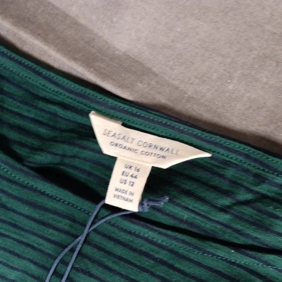 SEA SALT CORNWALL WOMEN’S TOP – ORGANIC COTTON, UK 16