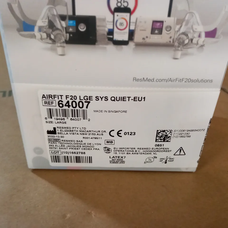 RESMED AIRFIT F20 MASK - L