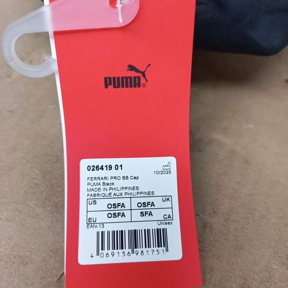 PUMA FERRARI PRO BB CAP – BLACK, UNISEX OSFA