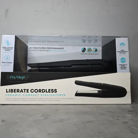 BOXED REVAMP LIBERATE CORDLESS CERAMIC COMPACT STRAIGHTENER ST-1700-EU2
