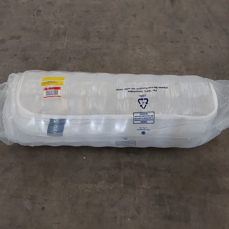 QUALITY BAGGED SERENITY HYBRID COIL AND MEMORY FOAM SINGLE 3FT MATTRESS