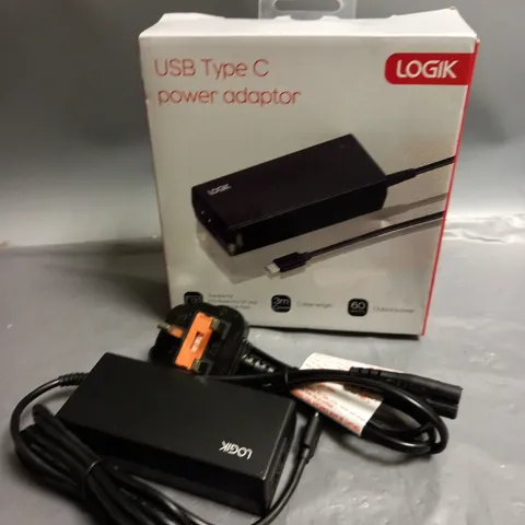 BOXED LOGIK USB TYPE C POWER ADAPTOR