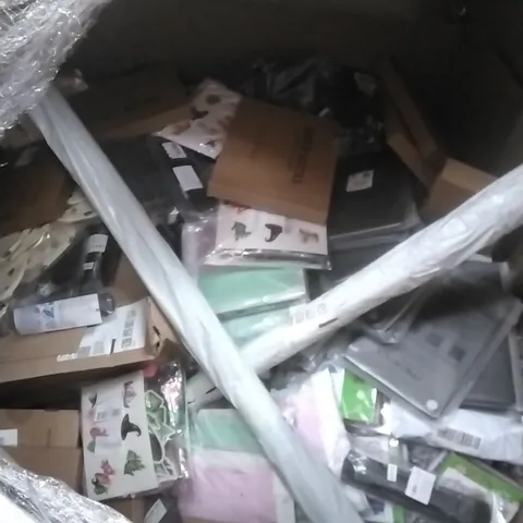 Assorted bulk consumer goods lot β mixed items in storage bin (Wholesale)