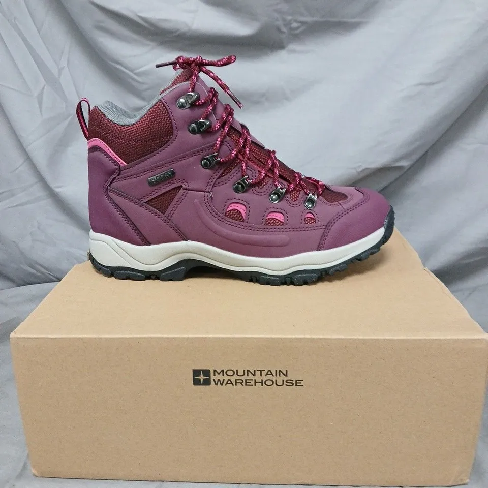 MOUNTAIN WAREHOUSE HIKING BOOTS – PURPLE/PINK - SIZE 6.5