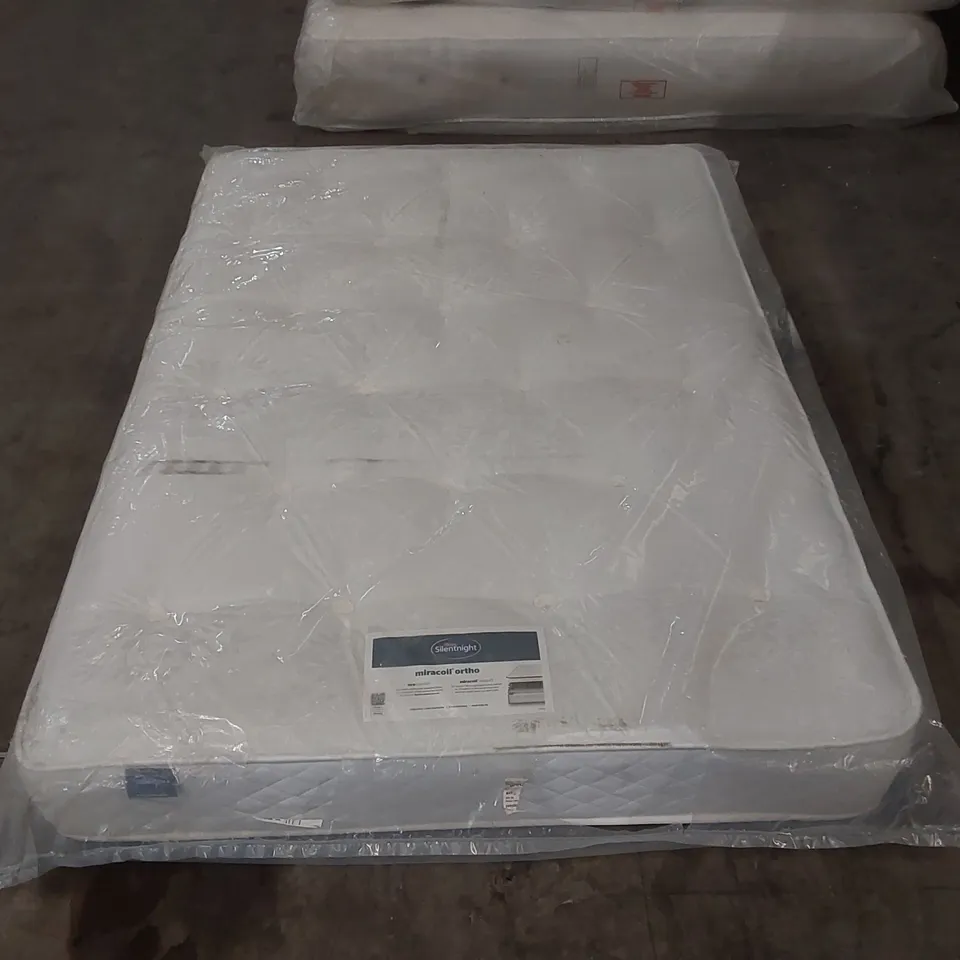 QUALITY BAGGED SILENTNIGHT MIRACOIL ORTHO DOUBLE MATTRESS 