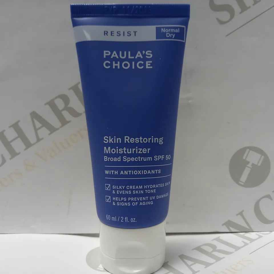 PAULA'S CHOICE RESIST SKIN RESTORING MOISTURIZER SPF50 60ML